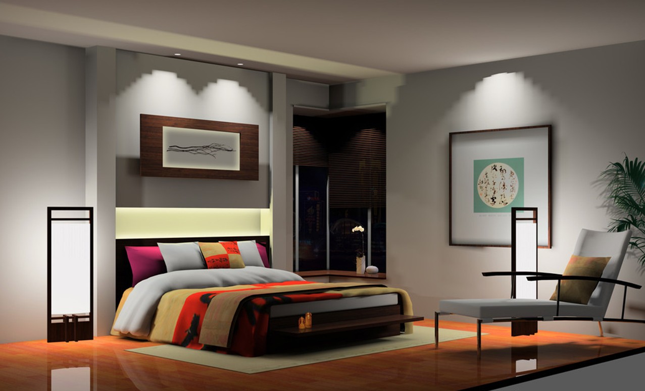 Desain Kamar  Tidur tips  dan trik menata lampu  di kamar  