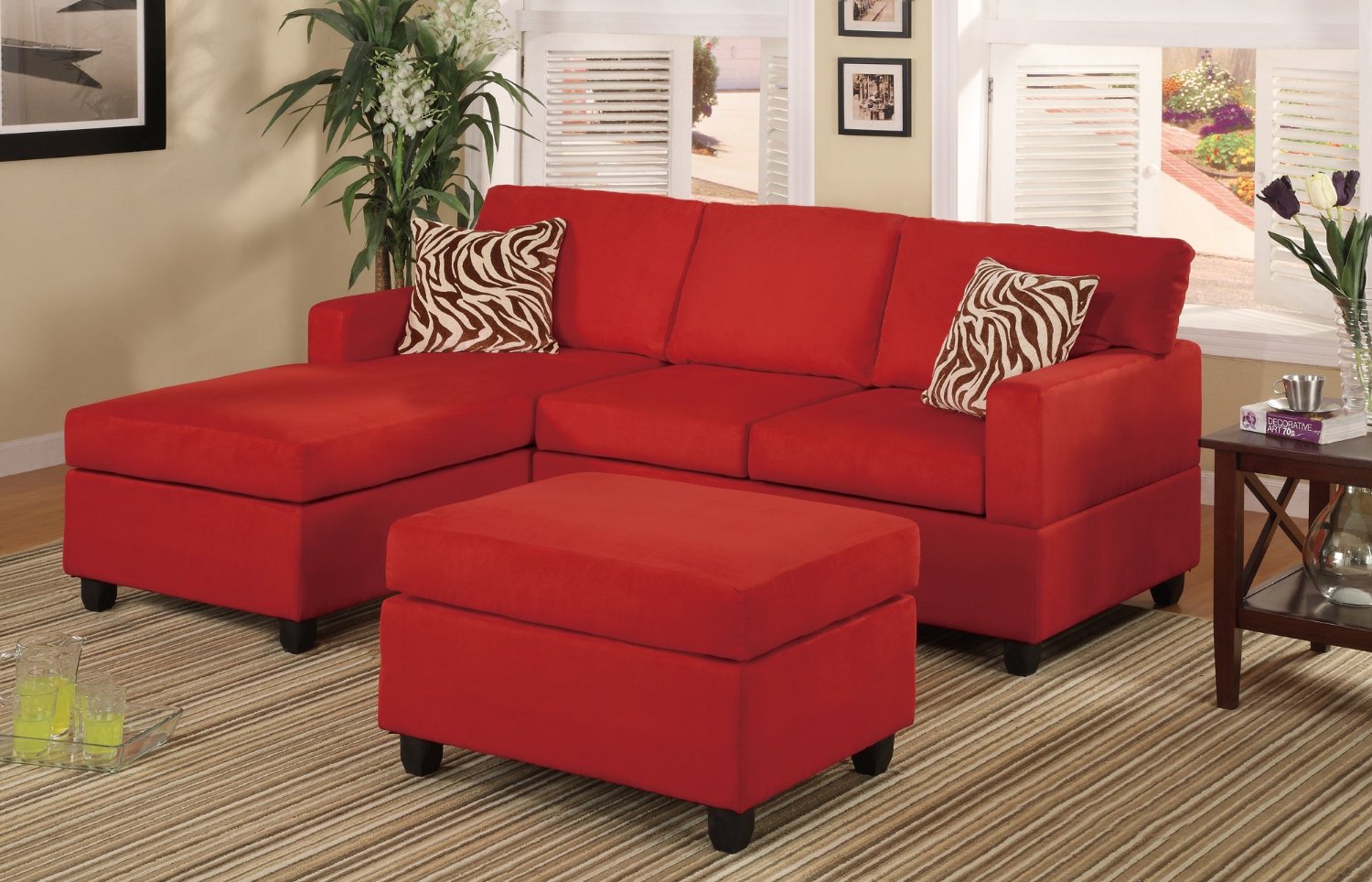 Desain Ruang Tamu Sofa Merah Bikin Tamu Semakin Nyaman Disain